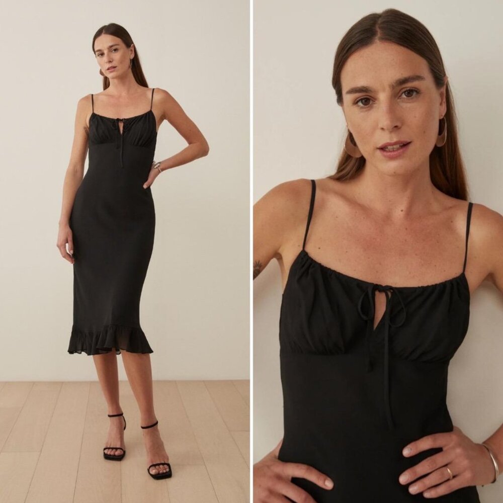 💚Spring Sale💚Reformation Maleah Dress in Black